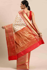 Banarasi Kota Silk Kasavu Saree