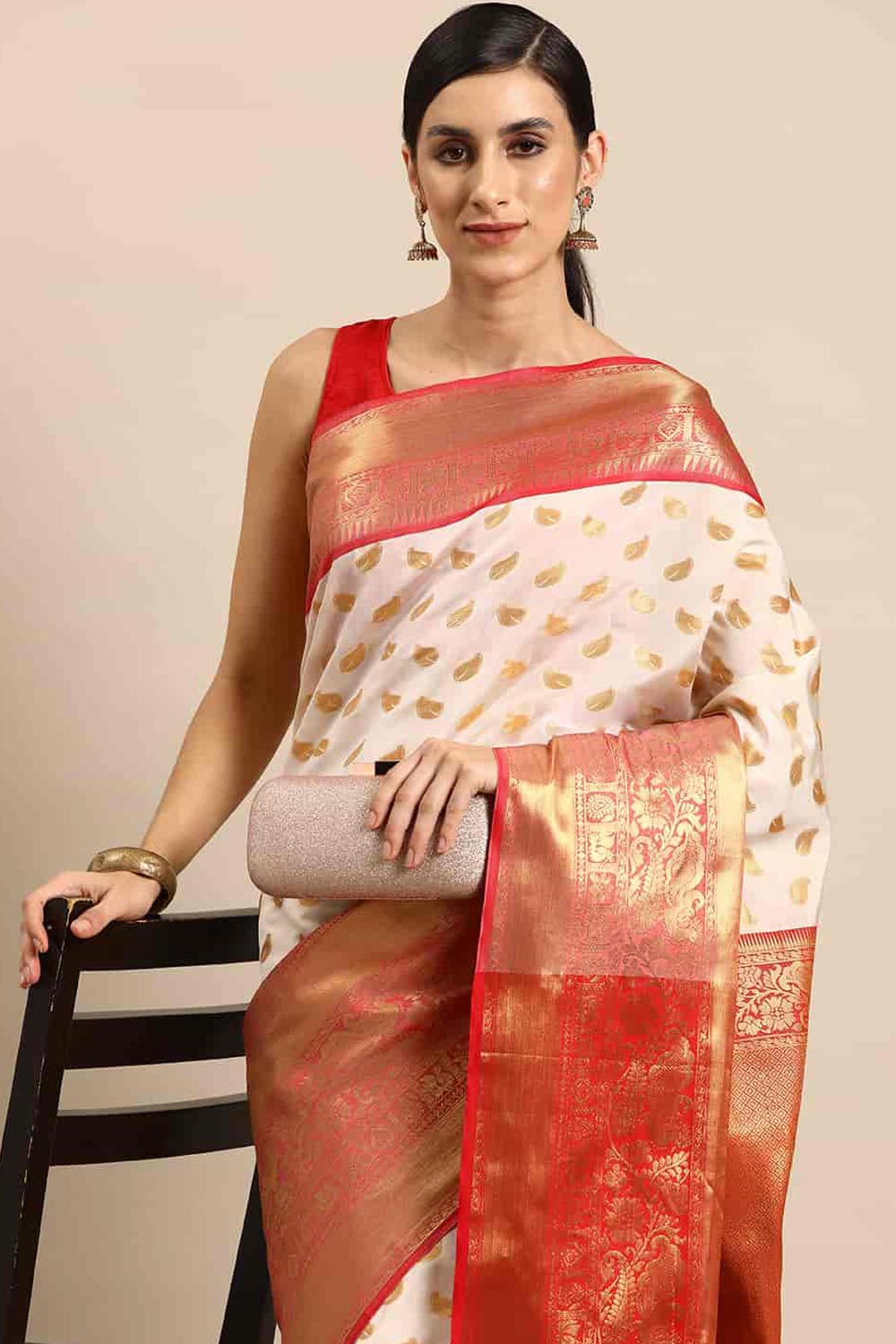 Banarasi Kota Silk Kasavu Saree