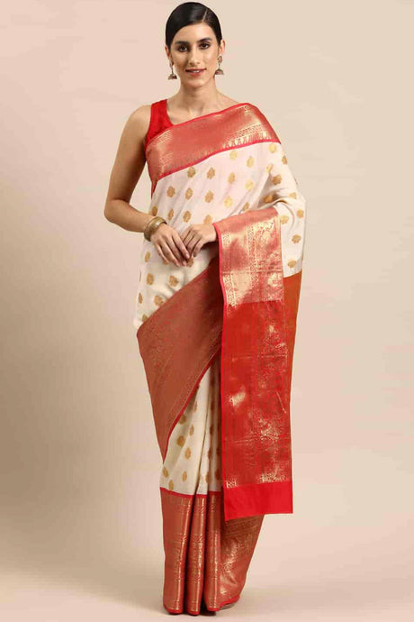 Banarasi Kota Silk Kasavu Saree