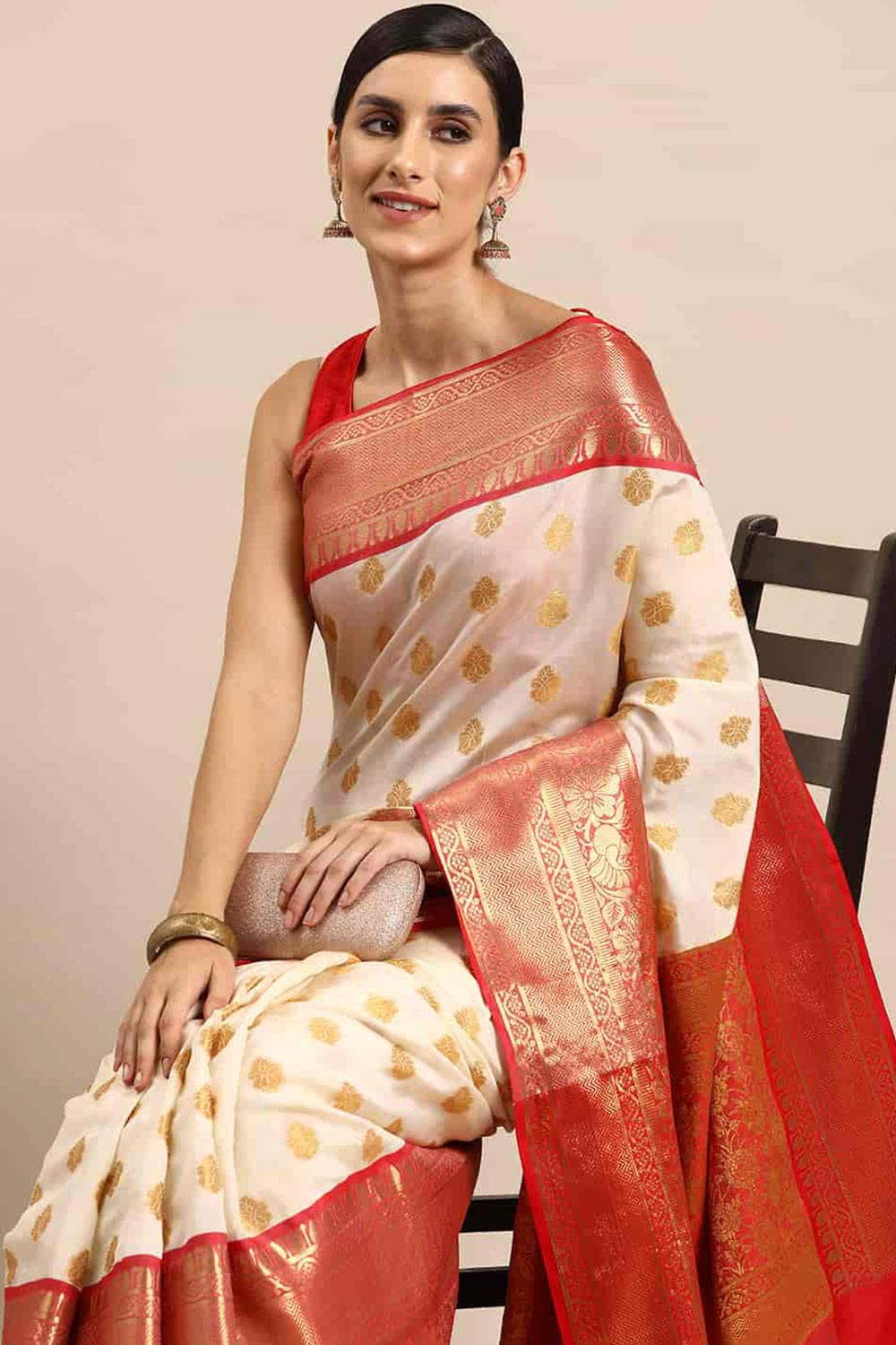 Banarasi Kota Silk Kasavu Saree