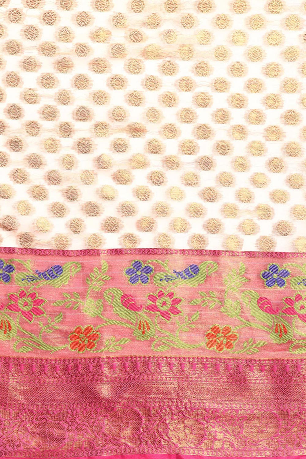 Banarasi Kota Silk Kasavu Saree