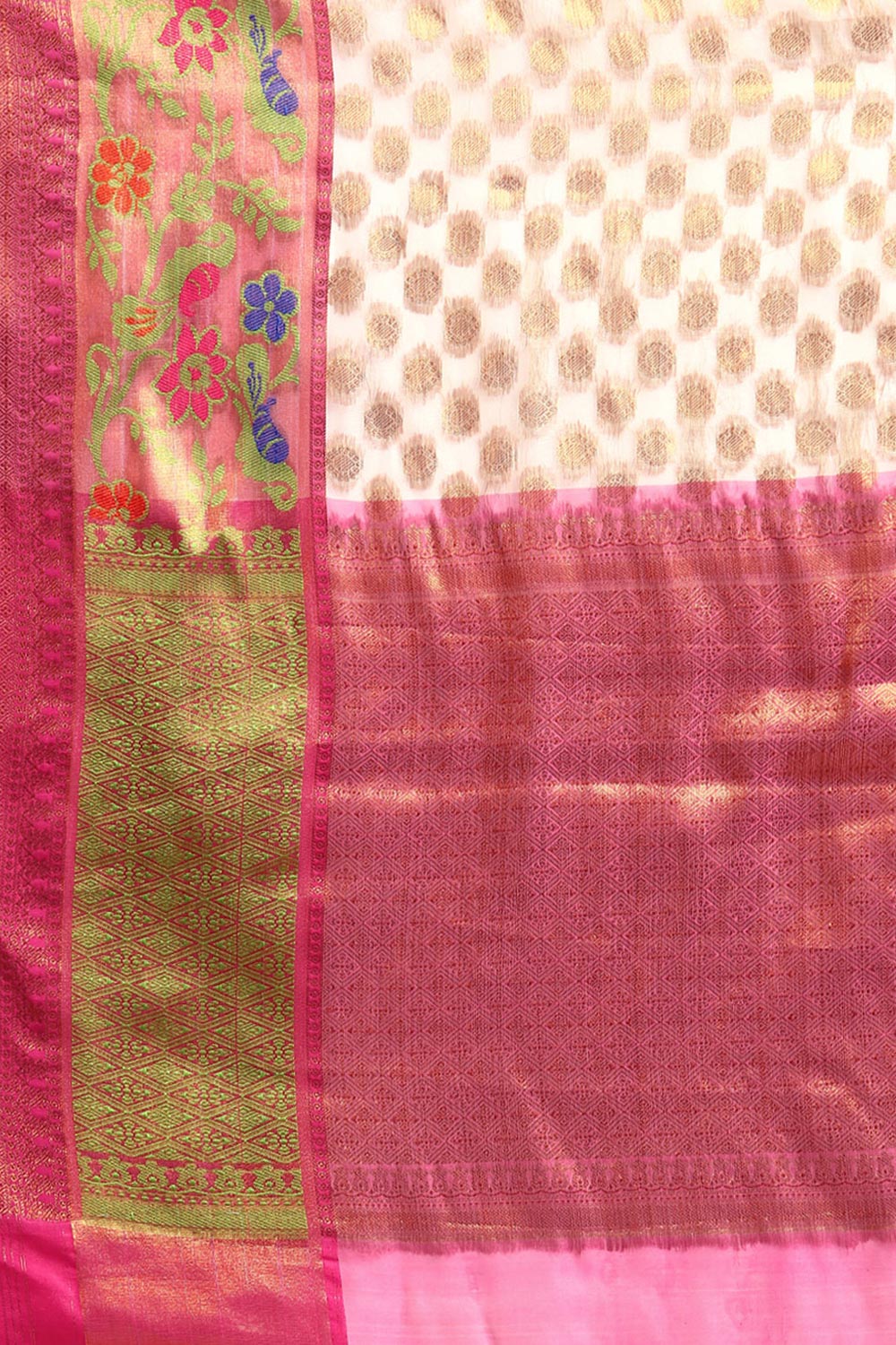 Banarasi Kota Silk Kasavu Saree