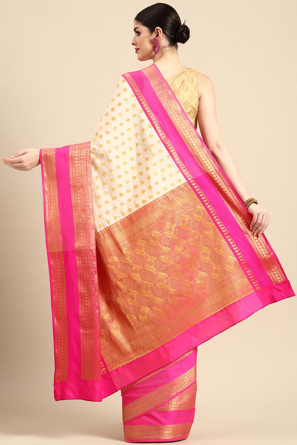 Banarasi Kota Silk Kasavu Saree