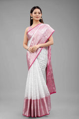 Kanjivaram Silk Woven Kasavu Saree