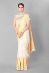 Golden Weaving Work Kasavu Saree