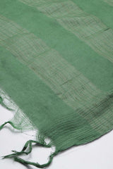 Green Silk Blend Dupatta