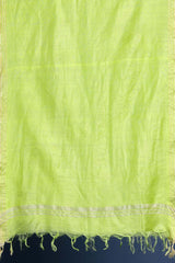 Green Silk Blend Dupatta