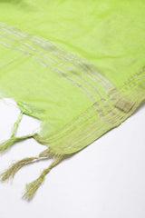 Green Silk Blend Dupatta