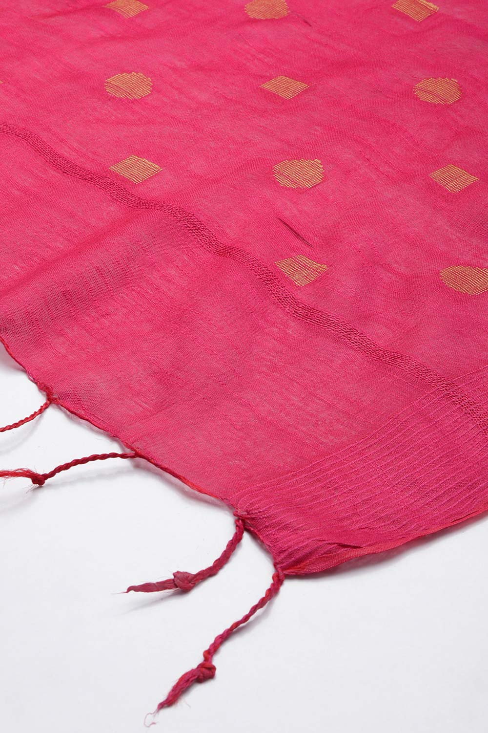 Pink Silk Blend Dupatta