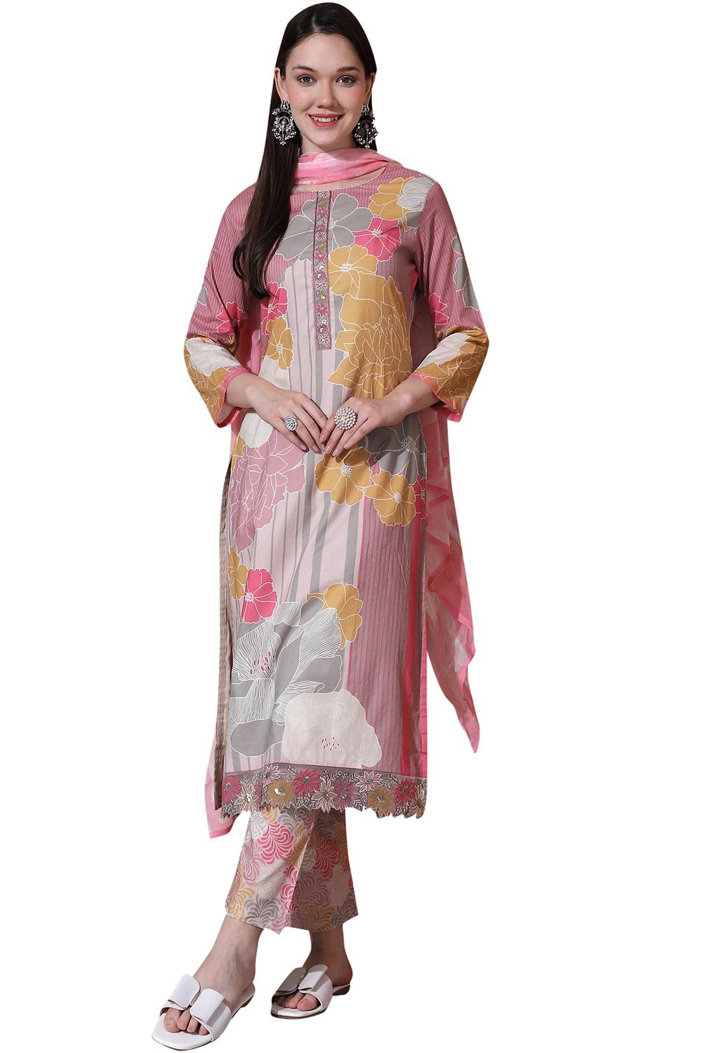 Multi-Color Cotton Digital Printed Salwar Suit