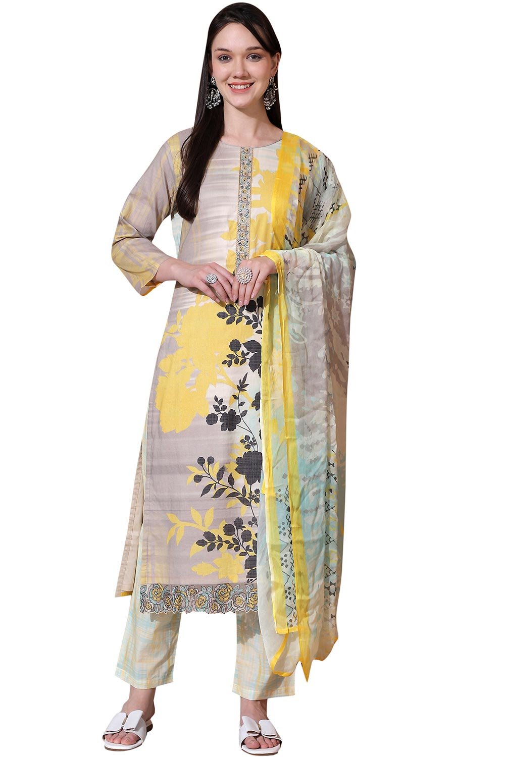 Multi-Color Cotton Digital Printed Salwar Suit