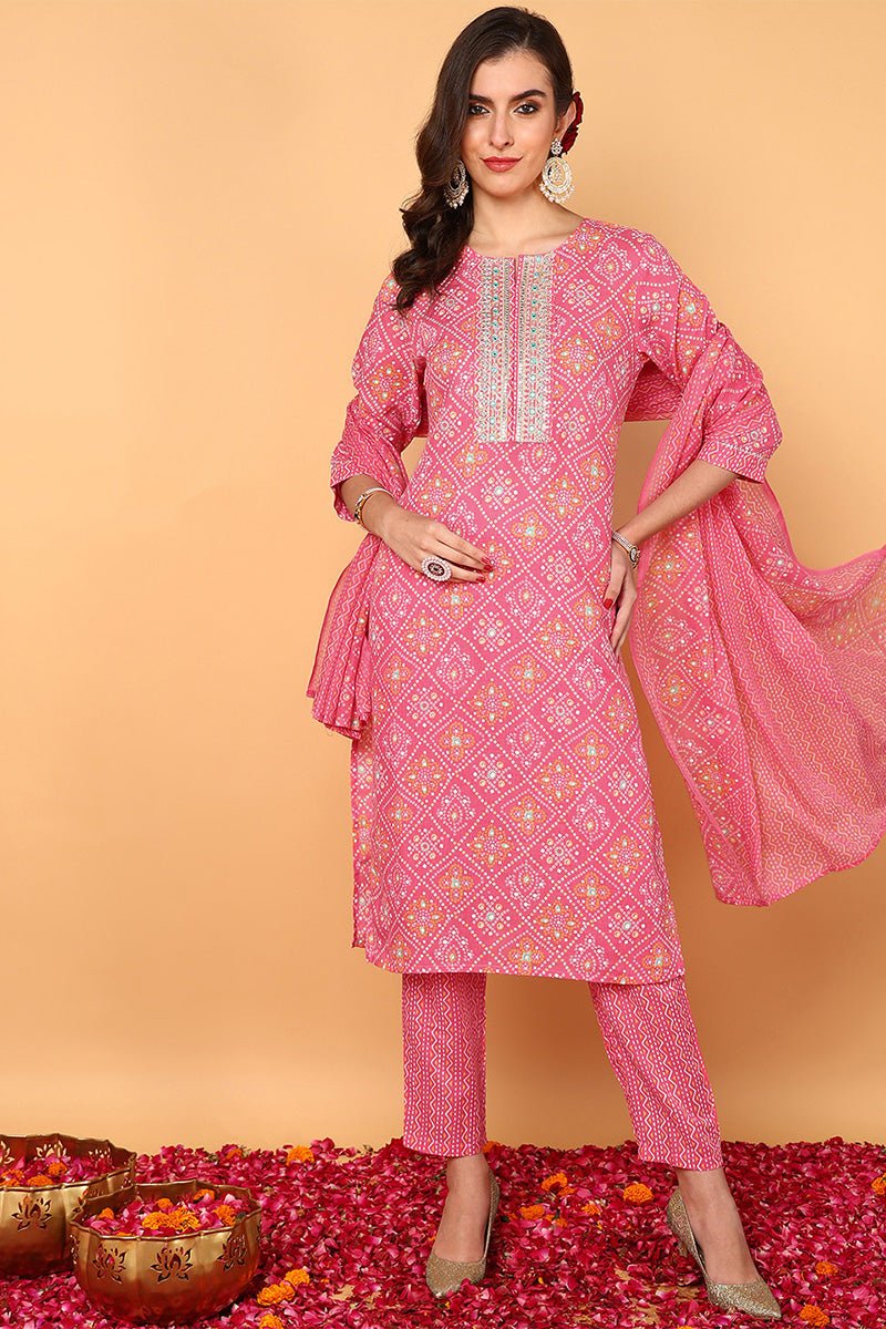 Bandhani suits online shopping best sale