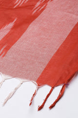 Women's Red Silk Blend Dupatta