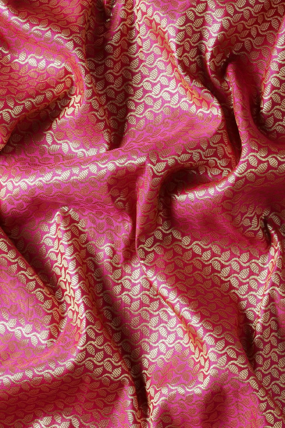 Pink Silk Blend Saree