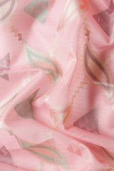 Pink Silk Blend Saree