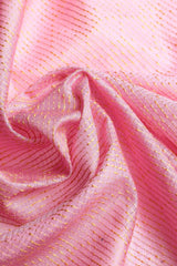 Pink Silk Blend Saree