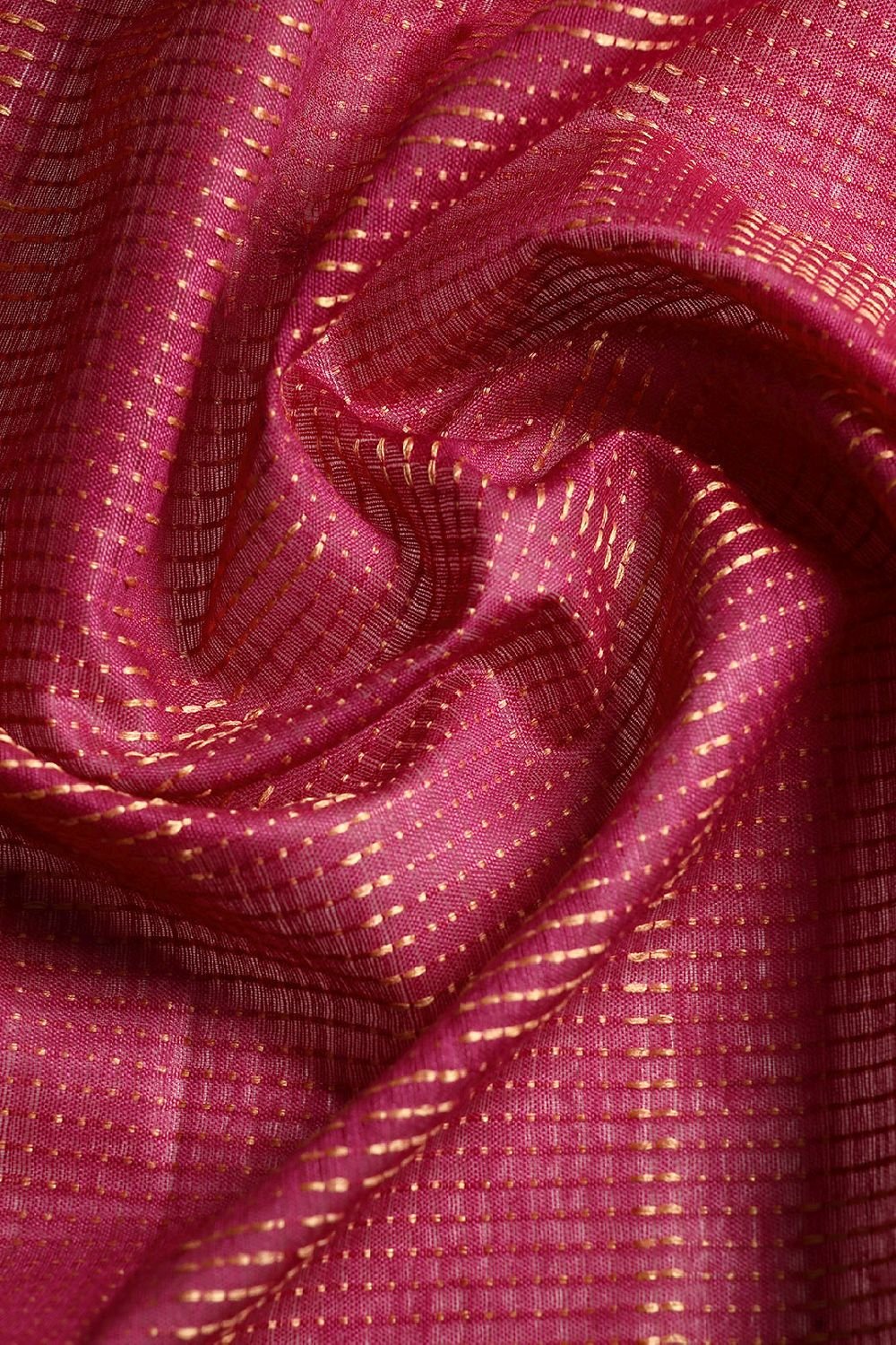 Pink Silk Blend Saree