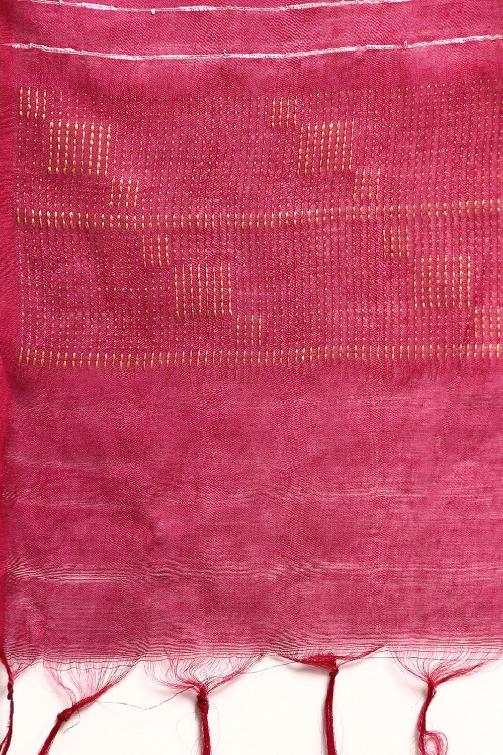 Pink Silk Blend Saree