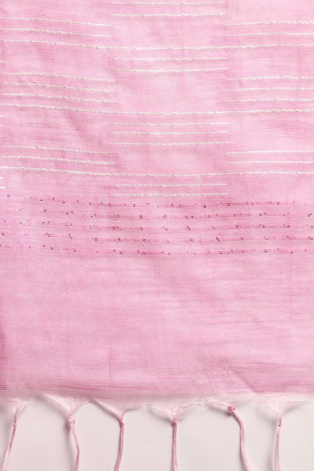 Pink Silk Blend Saree