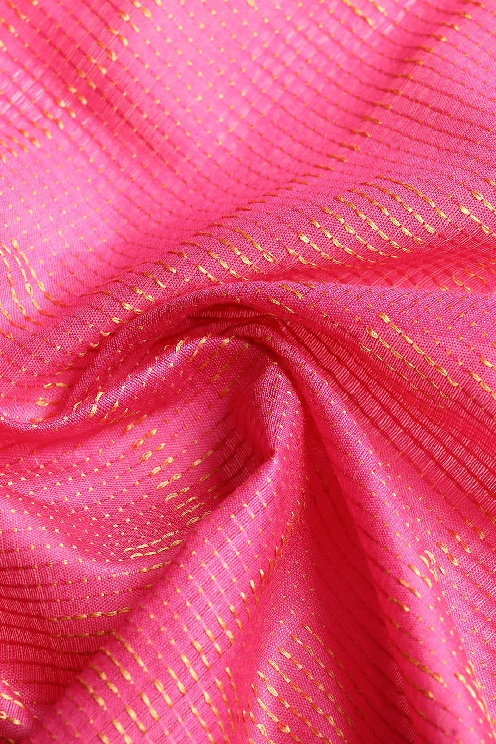 Pink Silk Blend Saree