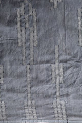 Grey Silk Blend Saree