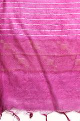 Purple Silk Blend Saree