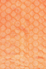 Orange Silk Blend Saree