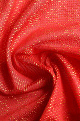 Red Silk Blend Saree