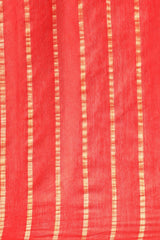 Red Silk Blend Saree