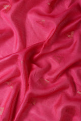 Pink Silk Blend Saree