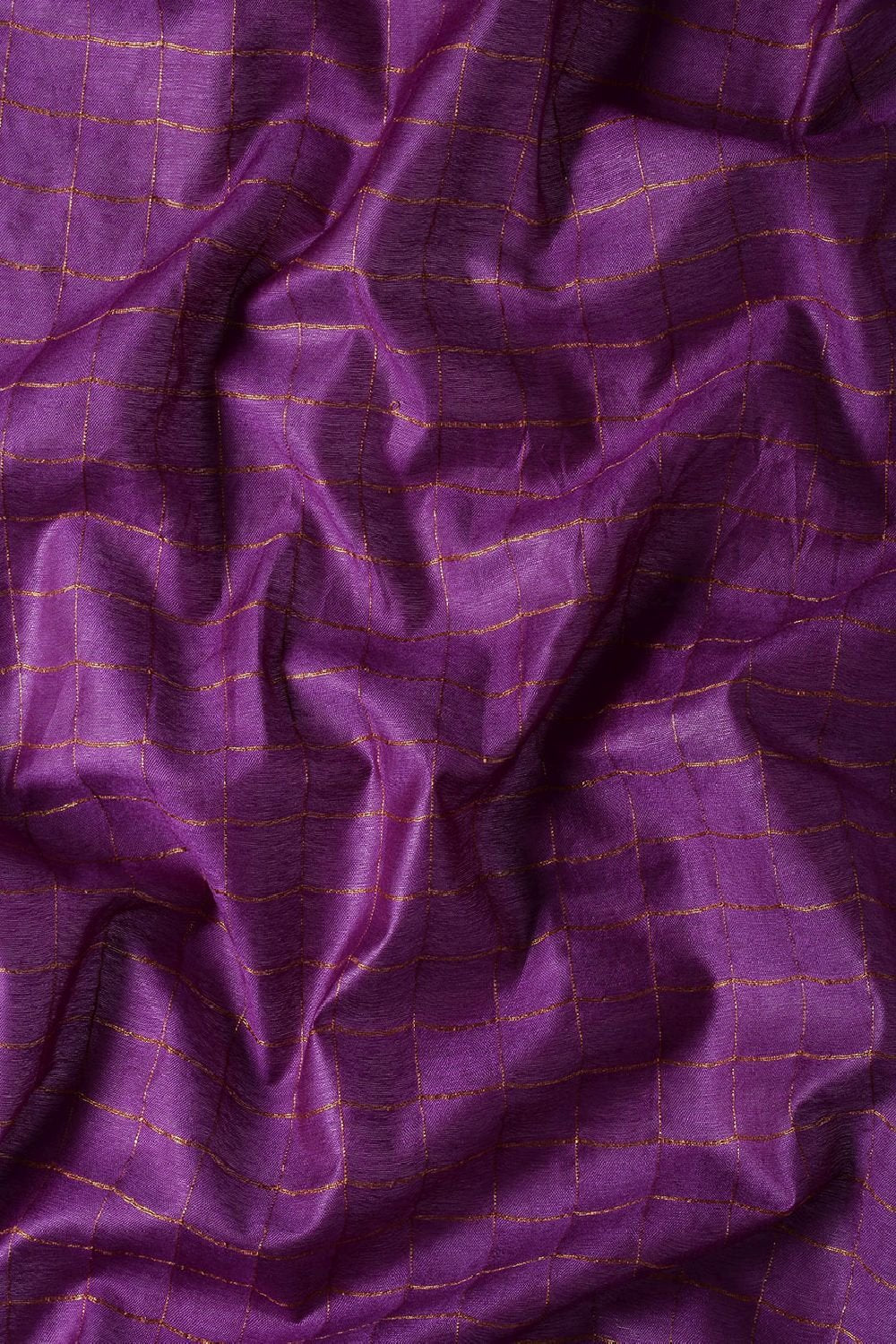 Magenta Silk Blend Saree