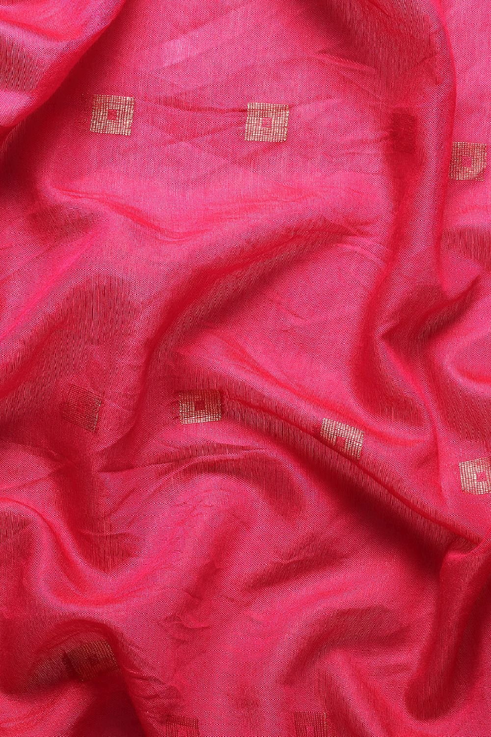 Pink Silk Blend Saree