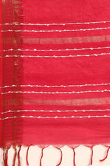 Pink Silk Blend Saree