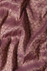 Maroon Silk Blend Saree