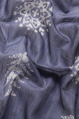 Blue Silk Blend Saree