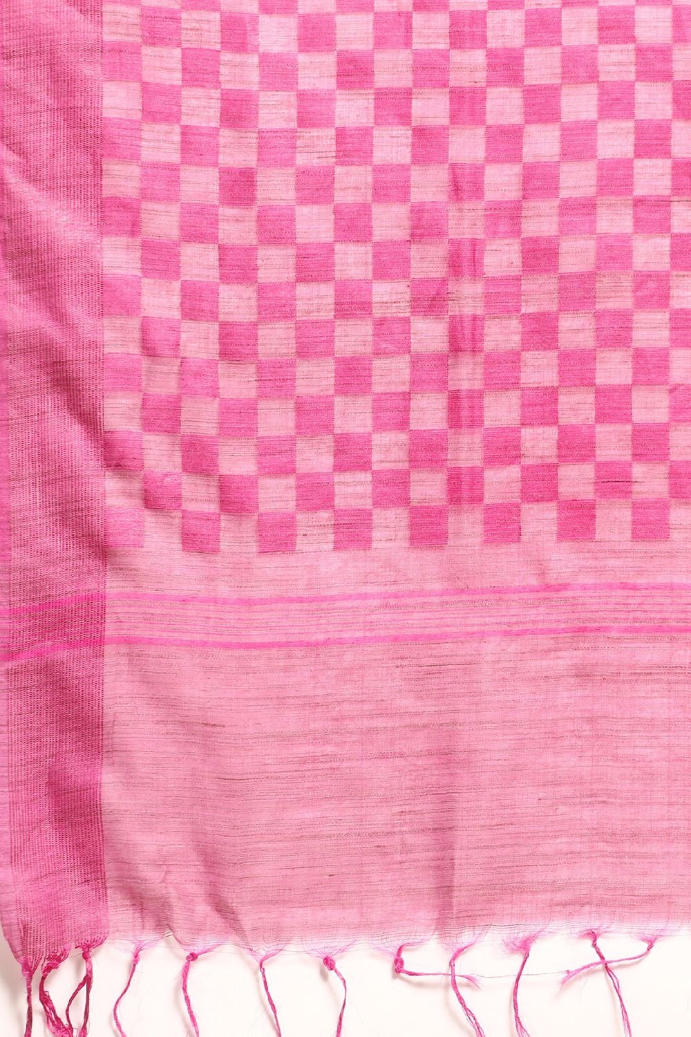 Pink Silk Blend Saree