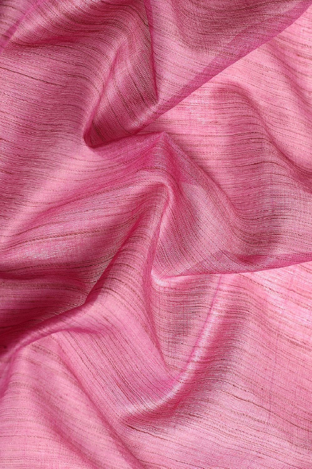 Pink Silk Blend Saree