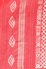 Red Silk Blend Saree