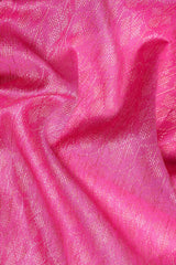 Pink Silk Blend Saree