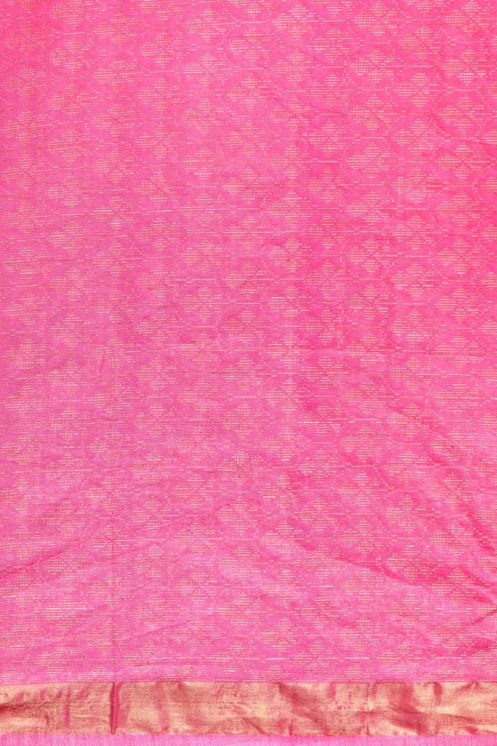 Pink Silk Blend Saree