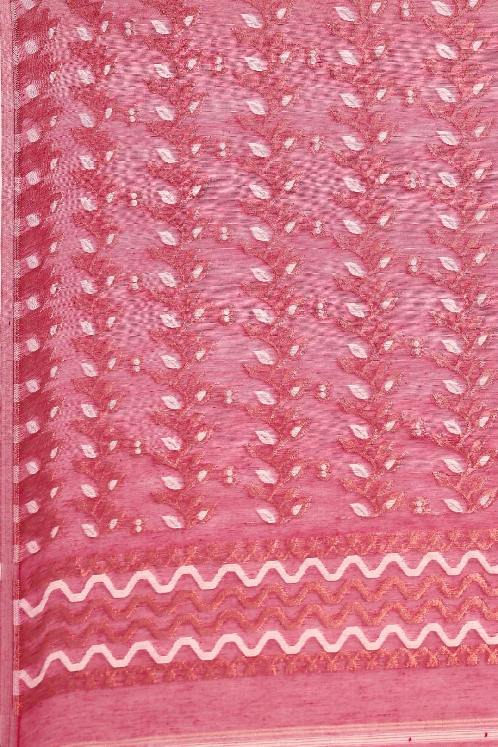 Magenta Silk Blend Saree