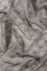 Grey Silk Blend Saree