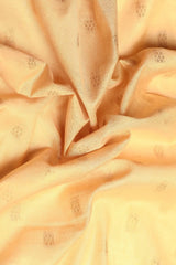 Yellow Silk Blend Saree