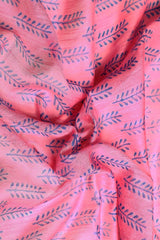 Pink Silk Blend Saree