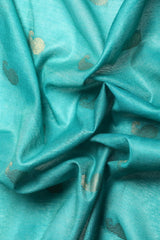 Green Silk Blend Saree