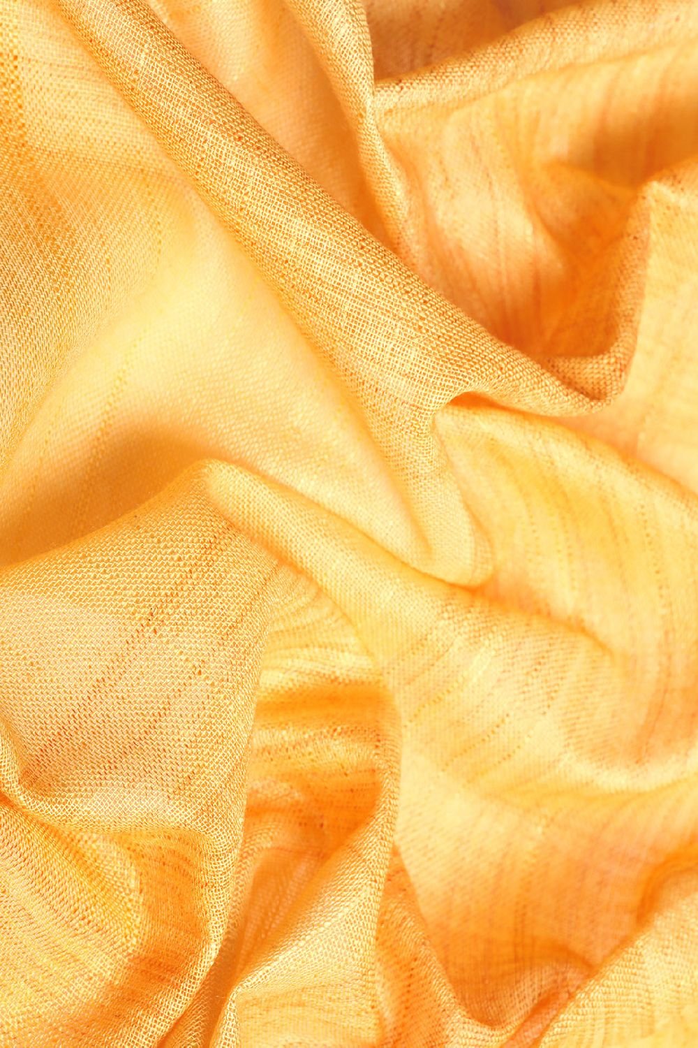 Yellow Cotton Saree