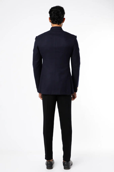 Black Poplin Jodhpuri Pant