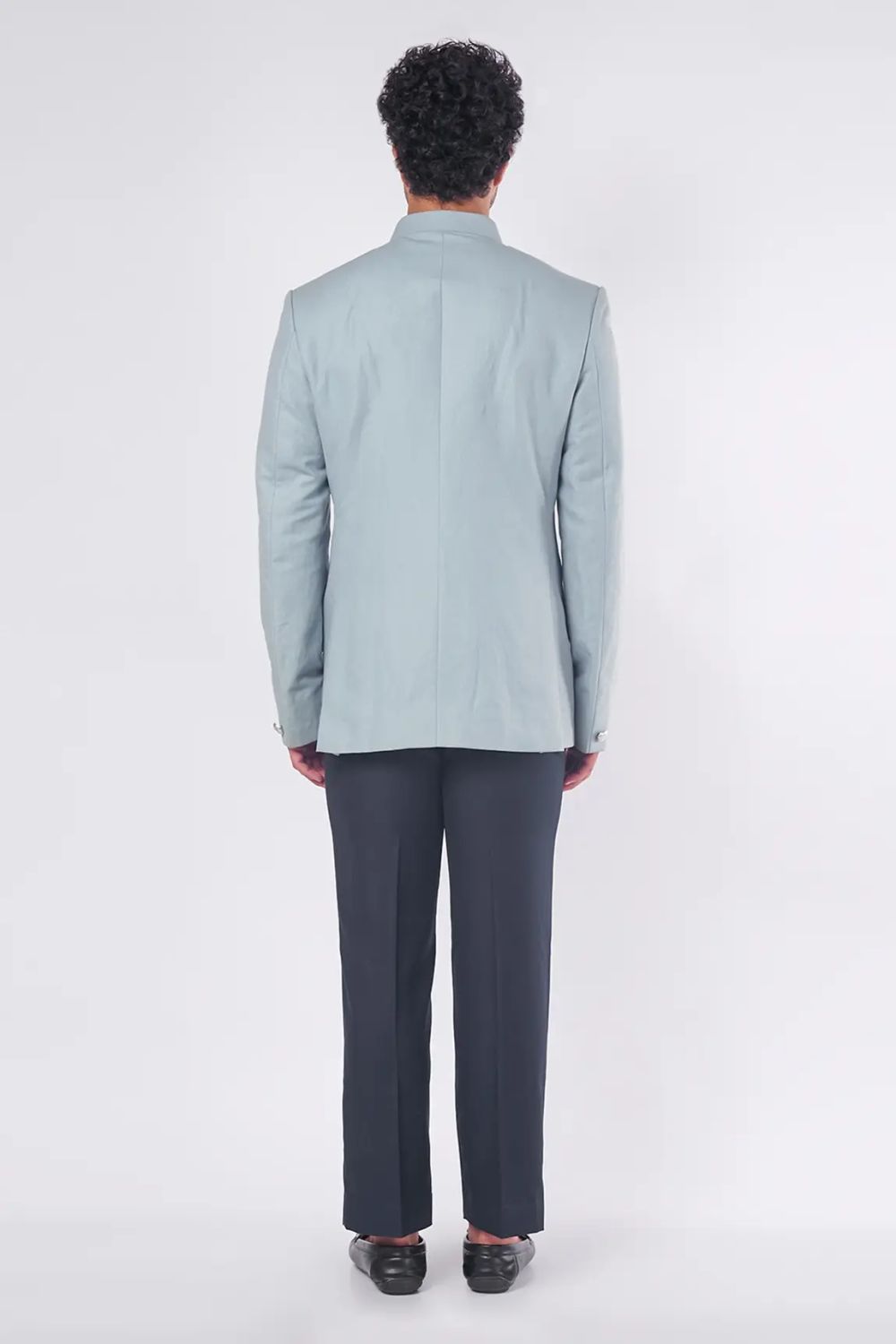 Sky Blue Suiting Jodhpuri Pant