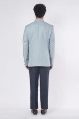 Sky Blue Suiting Jodhpuri Pant