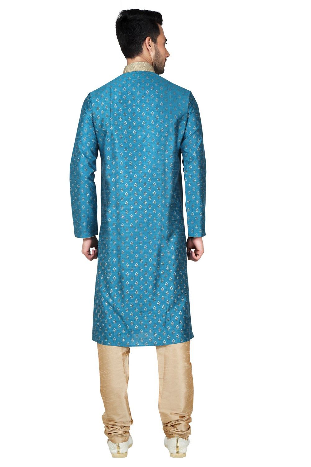 Shop Rama Green Kurta Set Online For Men